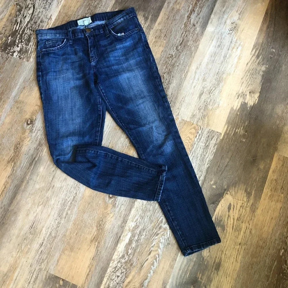 Current / Elliott The Stiletto Subtle Stripe Skinny Leg Jeans - Picture 2 of 9